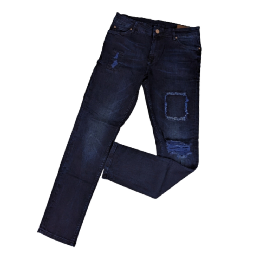 ASOS Distressed Straight Leg Jeans 30